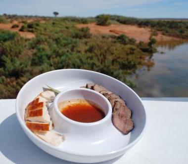 Outback Tasting Food